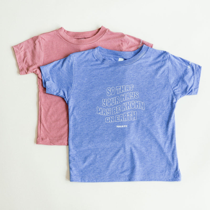"Your Ways May Be Known" Youth T-Shirt