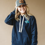Navy Drops Hoodie
