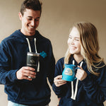 Navy Drops Hoodie