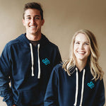 Navy Drops Hoodie