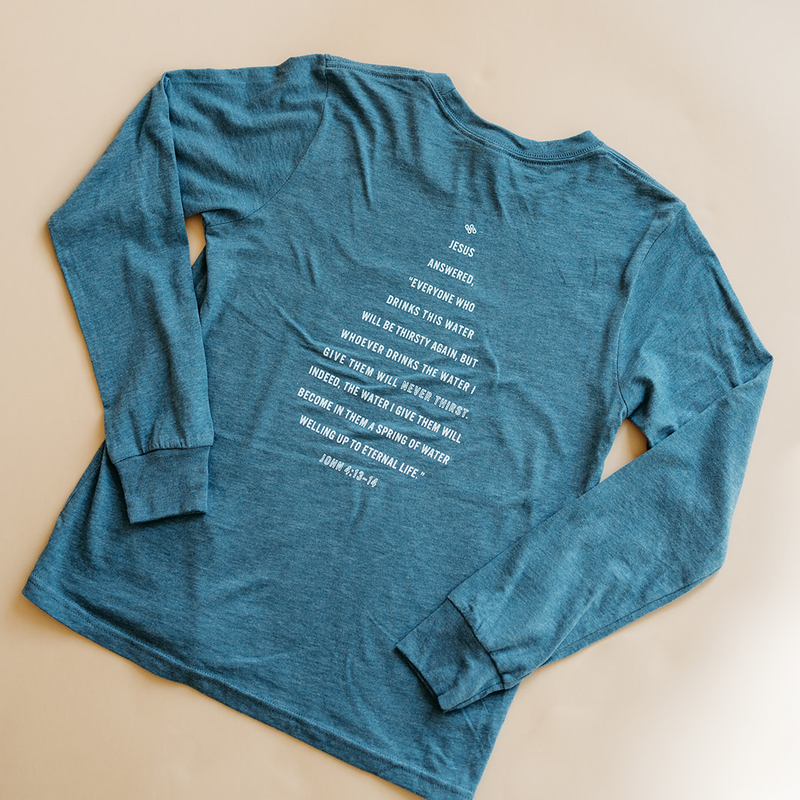 Youth John 4 Long Sleeve - Blue